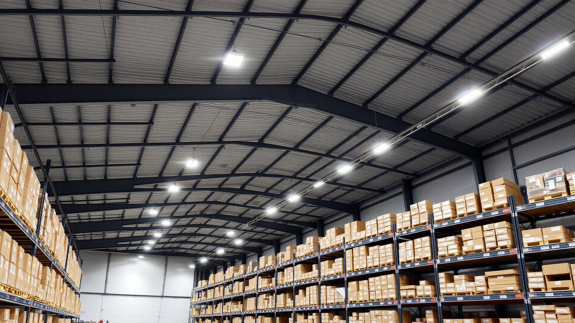 Modern warehouse interior